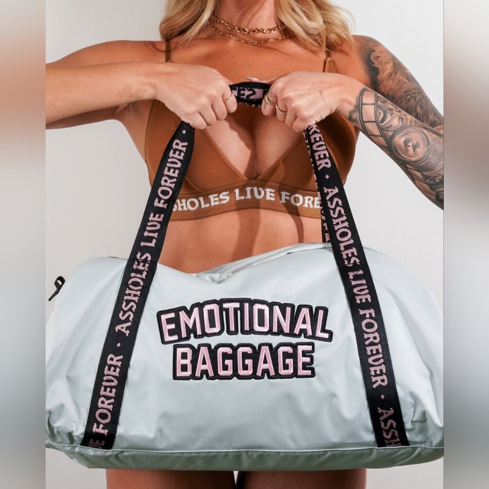 ALF grey/ blue emotional baggage ALF (Assholes Live Forever)